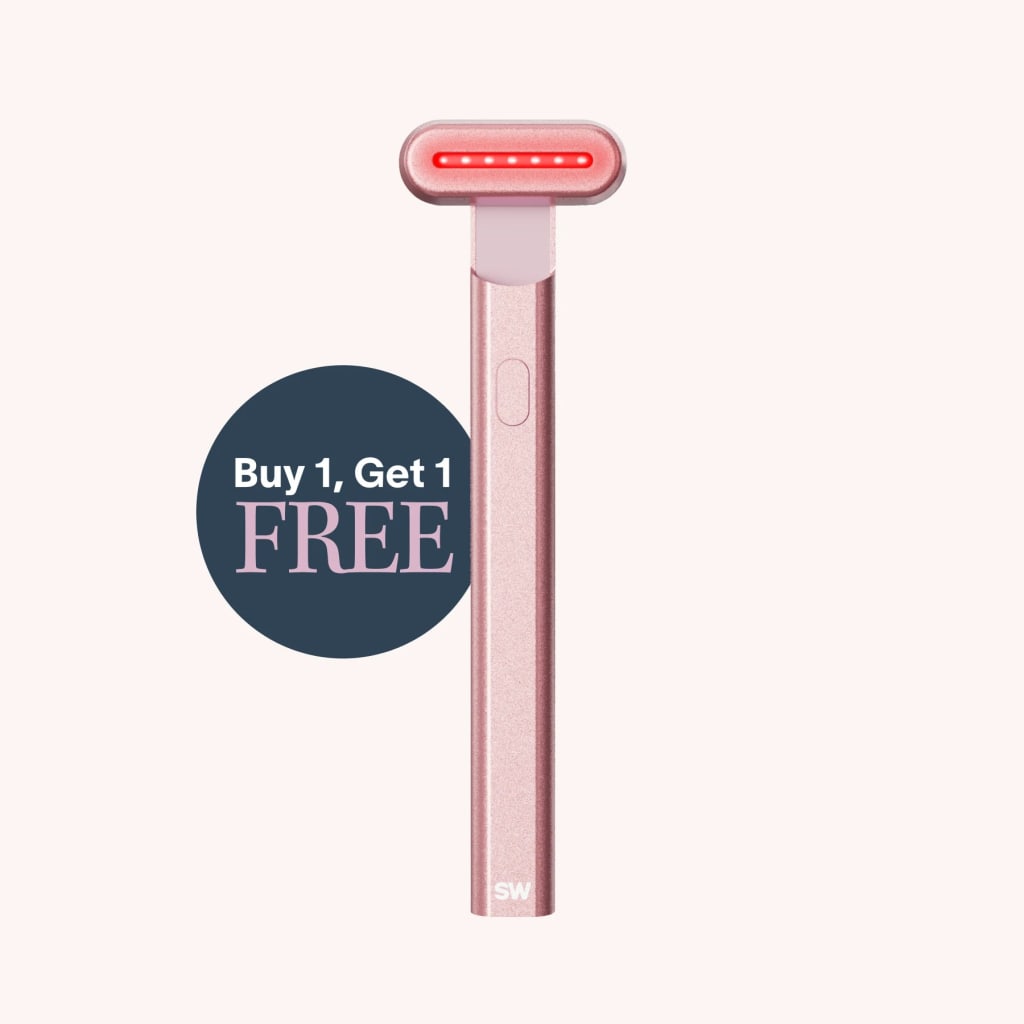 4-in-1 Red Light Therapy Wand & Activating Serum Kit